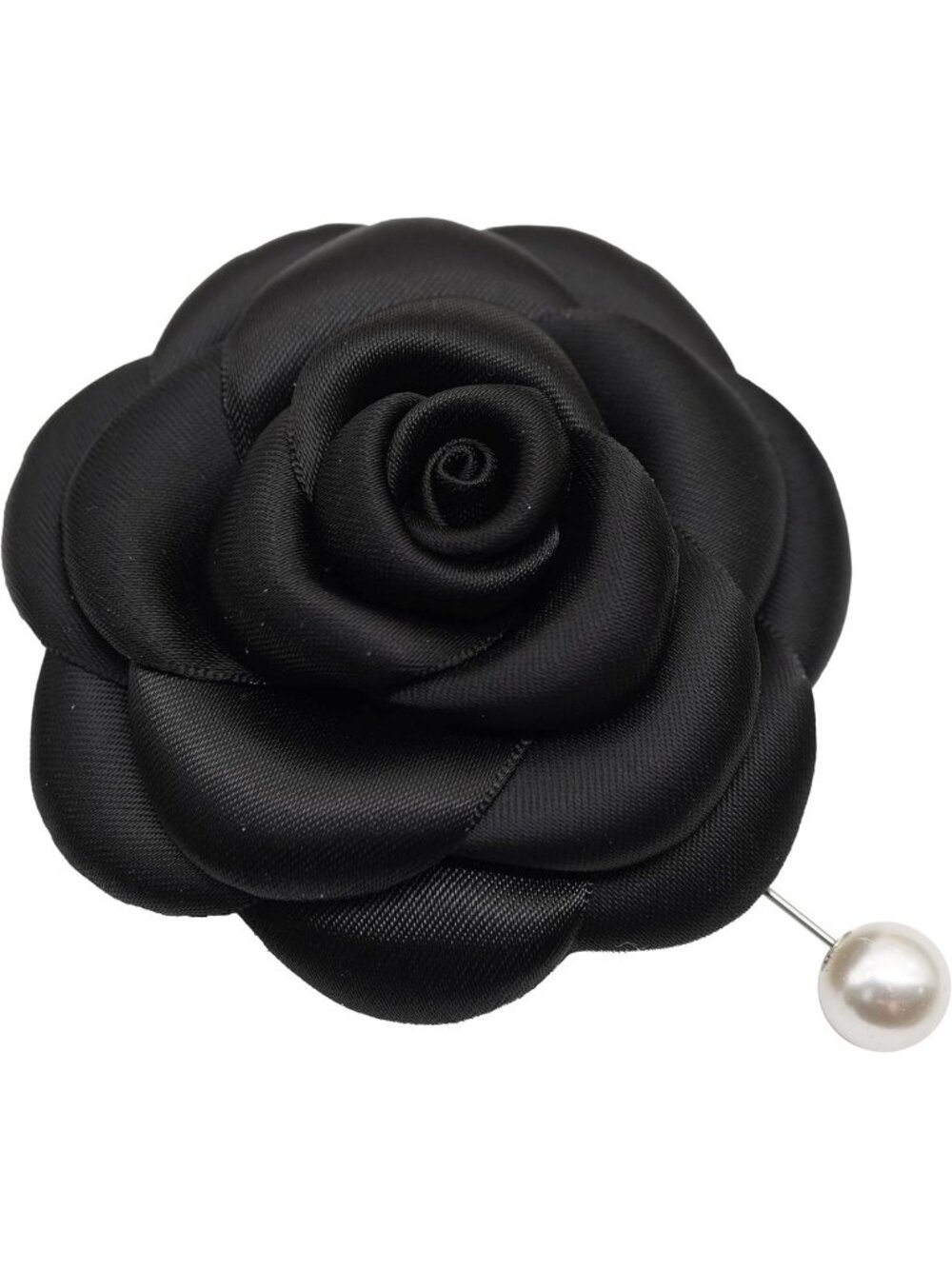 Colorful Silk Rose Flower Brooch Pin | Handmade Floral Gift for Her, Mom